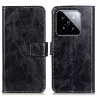 Xiaomi 14 Wallet Case with Magnetic Closure - Black