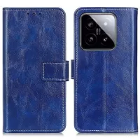 Xiaomi 14 Pro Wallet Case with Magnetic Closure - Blue
