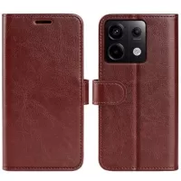Xiaomi Redmi Note 13 Pro Wallet Case with Magnetic Closure - Brown
