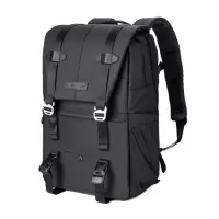 K&F CONCEPT Camera Backpack Camera Bag 20L Large Capacity Camera Case with 15.6 Inch Laptop Compartment Tripod Holder Rain Cover