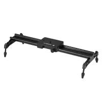 Andoer 40cm/ 15.7in Portable Aluminum Alloy Camera Track Dolly Slider Stabilizer