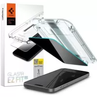 iPhone 15 Pro Spigen Glas.tR Ez Fit Privacy Screen Protector