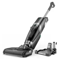 Tesvor R5 Pro Cordless Wet Dry Vacuum Cleaner, 13000Pa Suction, Self-Cleaning, 900ml Water Tank, Smart Dirt Sensor, 45min Max Runtime, 3800mAh Battery, Voice Control, LED Display