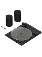 2x Sonos ERA 100 + Pro-Ject T1 SB + Sonos ERA Line-In Adapter (Black)