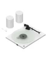 2x Sonos ERA 100 + Pro-Ject T1 SB + Sonos ERA Line-In Adapter (White)