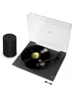 Sonos ERA 100 + Rega Planar 1 Plus + Sonos ERA Line-In Adapter (Black)