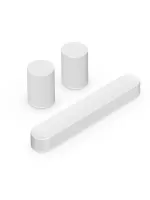 Sonos Beam + 2 x Sonos ERA 100 (White)