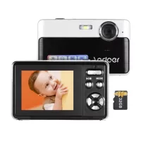 Andoer 4K Compact Digital Camera Video Camcorder 48MP 2.4 Inch IPS Screen