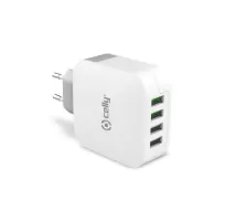Celly TC4USBTURBO mobile device charger Indoor White