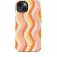 iPhone 15 Plus Burga Tough Hybrid Case - Flower Power