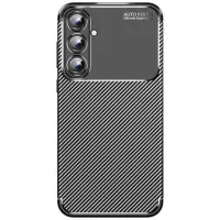 Samsung Galaxy A55 Beetle Carbon Fiber TPU Case - Black