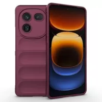 vivo iQOO 12 Rugged Series TPU Case - Wine Red
