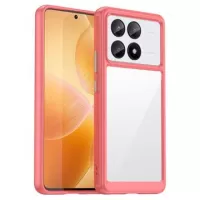 Xiaomi Redmi K70E/Poco X6 Pro Anti-Shock Hybrid Case - Red