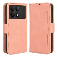 Xiaomi Redmi K70/K70 Pro Cardholder Series Wallet Case - Pink