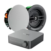 WiiM Amp (Space Grey) + 2 x JBL Stage 260C In-Ceiling Speakers