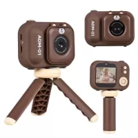 Andoer 1080P Kids Mini Digital Camera 48MP 2.4 Inch IPS Screen Dual Lens with 32GB Memory Card and Card Reader and Desktop Tripod