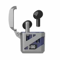 Cool Mecha-style Long-lasting Semi-in-ear Wireless BT Headset