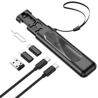 BOROFONE BU36 60W 3A Multifunction Charging Cable Set For iPhone 11 12 13 14 14 Plus 14 Pro Max For Samsung Galaxy S22 S