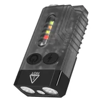 V10L Dual LED 1000LM Strong Light EDC Keychain Flashlight With UV Sidelight Type-C Rechargeable Waterproof Mini LED Torc