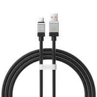 Baseus 100W USB-A to Type-C Cable Fast Charging Data Transmission Copper Core Line 1M/2M Long for Huawei Mate50 for Xiao