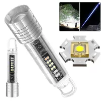 LED Mini Flashlight Type-C USB Rechargeable 1500mAh IPX4 Waterproof (S30B LED)