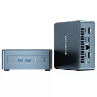 GEEKOM IT12 Mini PC, Intel i5-12450H 8 Cores Up to 4.40 GHz, 16GB RAM 512GB SSD, 2*USB 4 2*HDMI 2.0 8K+4K Quad Screen Display, WiFi 6E Bluetooth 5.2, 3*USB 3.2 1*USB 2.0 1*SD Card Reader 1*2.5Gbps LAN 1*3.5 mm Headphone Jack