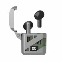 Cool Mecha-style Long-lasting Semi-in-ear Wireless BT Headset