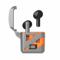 Cool Mecha-style Long-lasting Semi-in-ear Wireless BT Headset